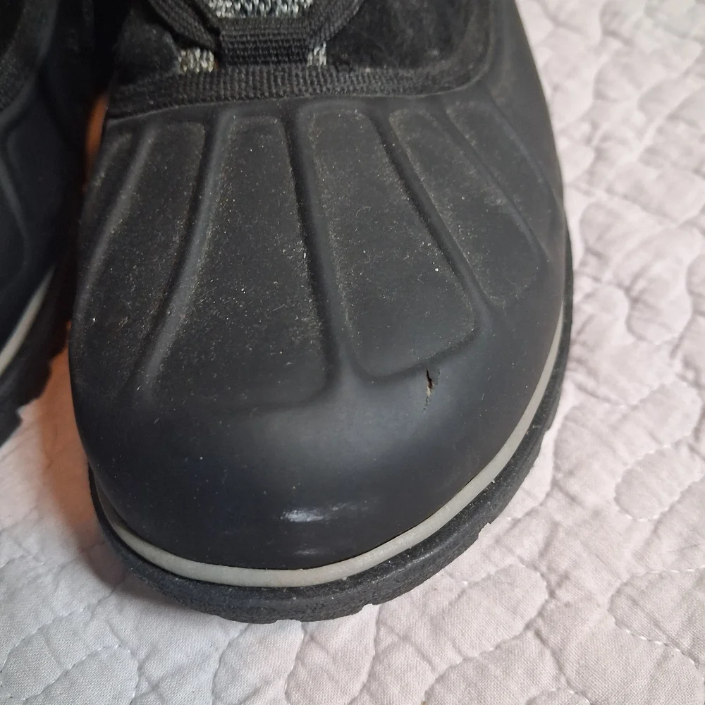 Baretraps Boots Women 8 M Black Waterproof Leather Fur Zip Comfort